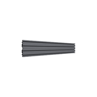 Accesorio_ Riel de Aluminio con Longitud 1000 mm | Incluye Tapas laterales | Compatible con estructura para Videowall | Diseño Modular