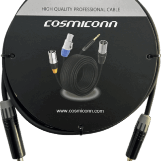 Cable 6.35mm a 3.5mm, conectores color negro MP3X-B - MTP3C-BG, length 3m