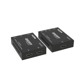 Extensor HDMI | Soporta KVM | Transmisión hasta 100 m | Cable CAT6 |  1080P@60Hz | Copia EDID automática | Sin compresión ni retraso | PoC
