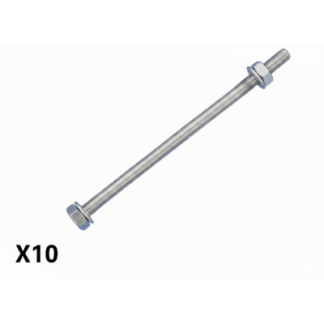 Kit de 10 Tornillos para Montar 1 Separador de Plástico