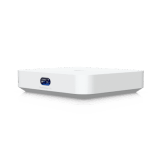 UCG Ultra Cloud Gateway Compacto con Soporte para  hasta 30+ Dispositivos UniFi, 300+ Clientes, Enrutamiento IDS/IPS de 1 Gbps y Balanceo Multi-WAN
