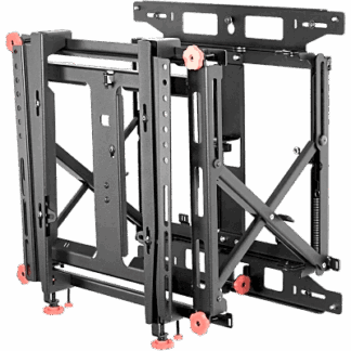 Soporte Muro para video wall LCD / Liberación Rápida / Para Pantallas 46"-60" / Ajuste Micro Sin Herramientas XYZ 1.5" / VESA 600x400 mm / Carga Máxima 56Kg / Gestión Integrada de Cables
