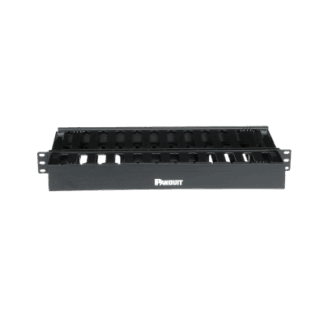 Organizador de Cables Horizontal PatchLink, Doble (Frontal y Posterior), Para Rack de 19in, 1UR