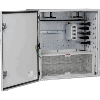 Gabinete de Zona de Instalación en Pared, Uso Industrial con Clasificación UL tipo IP66 y 4/12/4X, de 610 x 295 x 610 mm, de Acero, Color Gris