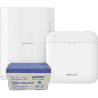 (AXPRO) KIT de alarma AX PRO conversión de zonas cableadas a inalámbricas / Incluye: 1 Hub IP, Wifi y 3G/4G con Batería de respaldo/ 1 Expansor de 16 zonas cableadas / 1 Batería de respaldo 12Vcc a 7 Amp/ Compatible con Hik-Co