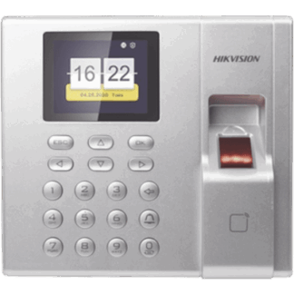 Terminal de Control de Acceso y Asistencia / Huella y Tarjetas EM / 1,000 Usuarios / Hik-Connect P2P / Pantalla LCD 2.4" / iVMS-4200