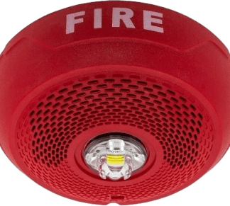 BOC C/LAMP ESTROBOSCOPICA tipo LED MONT EN TECHO CLR ROJO