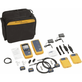 Certificador DSX-8000 para Cable de Cobre Cat5e, Cat6, Cat6A y Cat8, Precisión de Nivel VI/2G (2 GHz), Con WiFi Integrado y Pantalla LCD de 5.7 Pulgadas (14.48 cm), Versión Internacional
