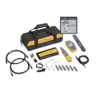 Kit Profesional de Verificador de Red MicroScanner2, para Comprobación de Redes de Voz, Datos y Video, con Pantalla LCD Retroiluminada